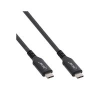 InLine Cavo USB4 USB-C maschio/maschio 8K60Hz nero 1,5m 1,5 m 24-pole 35904A