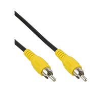 InLine® Cavo Video da spina RCA a spina RCA, connettore giallo, 1m