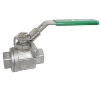 Inline CF8M Ss Fnpt X Fnpt Valvola a Sfera, Leva, 1/4 " Tubo Misura 1000WOG