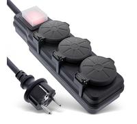 ITS 5 METRI Presa di corrente per esterni, contatto di protezione a 3 vie, IP44