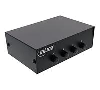 InLine® Commutatore seriale manuale 4 prese, RS232, 9 poli Sub-D