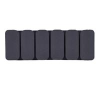 InLine Confezione da 5 clip per cavi a 5 vie autoadesive nere Cavo clip 59971K