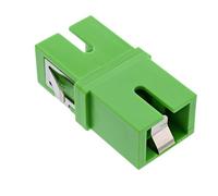 Giunto per fibra ottica - simplex SC-SC - SM - manicotto in ceramica - con otturatore interno - verde - SC - gr