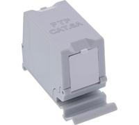 Inline Connettore RJ45 Cat.6A, 10 Gb/s, schermato, per guide TH35, alloggiamento in zinco pressofuso, applicazioni di rete industriali, 76203K