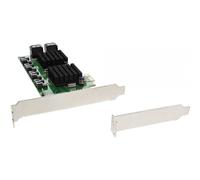 InLine Controller SATA, 8x SATA 6Gb/s, Scheda PCIe 2.0 (PCI-Express). Staffa Low