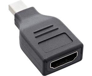 InLine® - Convertitore DisplayPort da mini DisplayPort a HDMI femmina, full HD/60Hz, nero
