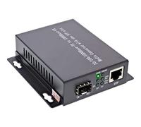 InLine® - Convertitore multimediale di rete 10/100/1000 Mbps TP a SFP LWL (per LC Duplex), SM, 20 km