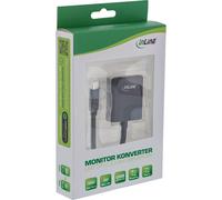 InLine Convertitore Video USB-C maschio a Mini DP femmina nero 0,2 m 64105B