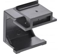 InLine® Coperchio cieco Keystone Snap-in per Slot per Moduli, Nero, 10pz.