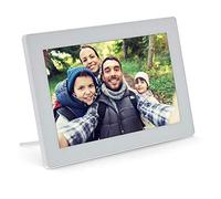 InLine Cornice portafoto digitale, WiFRAME, FRAMEO, WiFi, 10,1 pollici, 1280 x 800 schermo LCD IPS 16:9, memoria 16 GB, condividi istantaneamente i momenti tramite l'app Frameo da qualsiasi luogo,