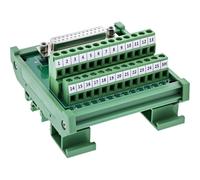 Inline D-Sub 25 terminal block femmina morsetto a vite per guida DIN Rail cablaggio RS232 Modbus costruzione di test industriale fai da te 92502H