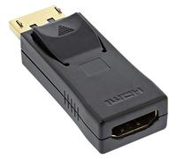 InLine Adattatore DisplayPort maschio a HDMI femmina, nero, 4K2K, DP 1.1, 1080p