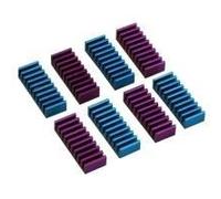 InLine - Dispositivo di raffreddamento - Blu, Viola (confezione da 8) (33955G)