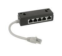 InLine Distributore ISDN 5 prese RJ45 cavo da 15cm con resistenze 69935