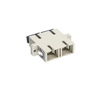 InLine Duplex SC/SC, Multimode, with flange 2 x SC Beige