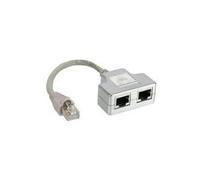 InLine® Duplicatore di porte ISDN, da 1x RJ45 a 2x RJ45, con cavo
