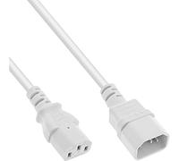 InLine® Estensione per apparecchi a freddo, C13 a C14, bianco, 0,5 m