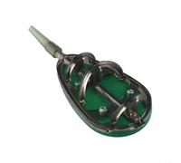 Inline Feeder 20 100 g per pesca alla carpa con base piatta e rientranza unica dell'esca per un carico stabile e migliori prestazioni di lancio per una pesca efficace (80 g)