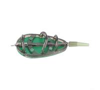 Inline Feeder Tool 20 100 g per pesca alla carpa con base piatta che supporta la distribuzione aerodinamica del peso e il posizionamento preciso dell'esca per un migliore lancio (50 g)