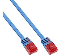 InLine Flat Patch Cord UTP Cat.6 15m Blue cavo di rete Blu Cat6