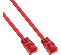 InLine Flat patch cord UTP Cat.6 1m Red cavo di rete Rosso
