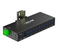 InLine hub industriale USB 3.2 Gen.1 10 porte alluminio con 35396C
