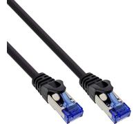 ITS Cavo patch armato, U/FTP, Cat.6A, nero, 20m