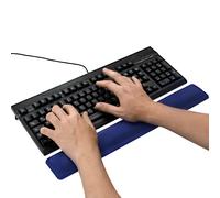 InLine Keyboard Pad poggia polsi in gel per tastiera Blu 464x60x23mm 55454B