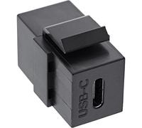 InLine Keystone 76201Z - Modulo USB 3.1 Snap-In con presa USB-C, colore: Nero