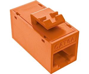 InLine® Keystone - Confezione da 8 prese RJ45, non schermate, Cat.6A, arancione