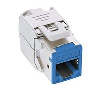 InLine® Keystone - Confezione da 8 prese RJ45, schermate, Cat.6A, blu