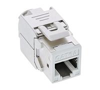 ITS Pack da 8 Keystone RJ45 jack, schermato, Cat.6A, bianco