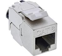 InLine® Keystone - Presa RJ45 Slim, SNAP-In, Cat.8.1, fascetta integrata