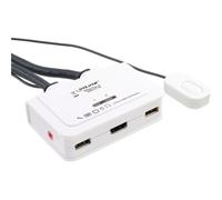 InLine KVM Switch 2 porte USB HDMI Full HD Audio all-in-one 2-port USB 62612I