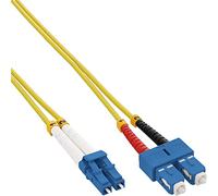 InLine LC/LC 3m Cavo a Fibre ottiche Giallo - Cavi a Fibre ottiche (3 m, LC, LC, Male Connector/Male Connector, Giallo