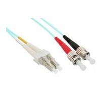 INLINE LWL Duplex Kabel LC/ST 50/125um OM3 1m