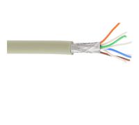 InLine Matassa Cavo Cat.6a S/FTP(PiMF) CU halogenfree grigio 100m Cavo 76899