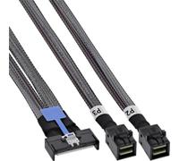 Inline MCIO x8 - Cavo Adattatore a 2 x MiniSAS-HD SFF-8643, 0,5 m