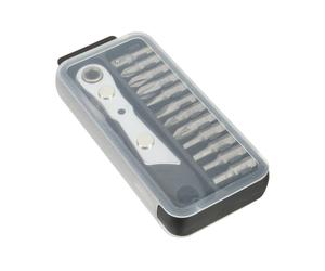 InLine Mini Cricchetto portatile con 12 inserti custodia rigida 43034T