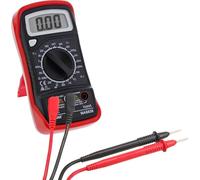 InLine Multimetro digitale 3-in-1 con misuratore di transistor e sonda temperatu