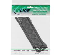 E_0015_ 1939359000 Inline InLine Multipresa, 6x Shucko, con sicura, nera