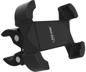 InLine One Click Easy 3 Drive & Ride 23156F - Set con morsetto universale e clip per griglia di ventilazione