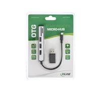 Inline Inline Otg Card Reader Sdxc E Microsd, 3x Hub Usb 2.0, Ad. A - Micro B, A