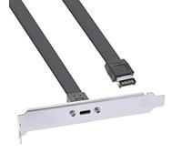 InLine® Pannello frontale USB tipo C a USB 3.1 Key-A interno, 0,3 m - NUOVO