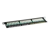 InLine - Pannello patch - RJ-45 X 24 - Nero RAL 9005 - 05U (76224B)