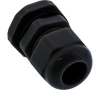 InLine Passacavo IP68 con controdado PG 13.5 Nylon 6-12mm nero 10pz NEW
