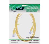InLine Patch Cable flat U/FTP Cat.6A giallo 05m NEW