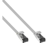 InLine Patch Cable flat U/FTP Cat.8.1 TPE senza alogeni grigio 3m