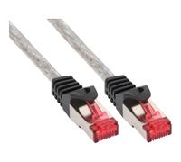InLine® Patch Cable S/FTP PiMF Cat.6 250MHz PVC copper transparent 30m