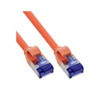 ITS Patchcord Slim, Cat.6A, S/FTP, TPE (LSZH), PoE, arancione, 20m